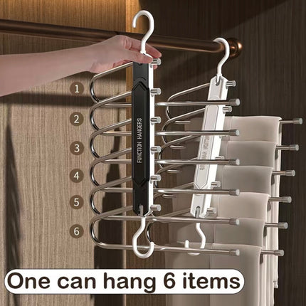 ClosetMax 6-Layer Pants Hanger