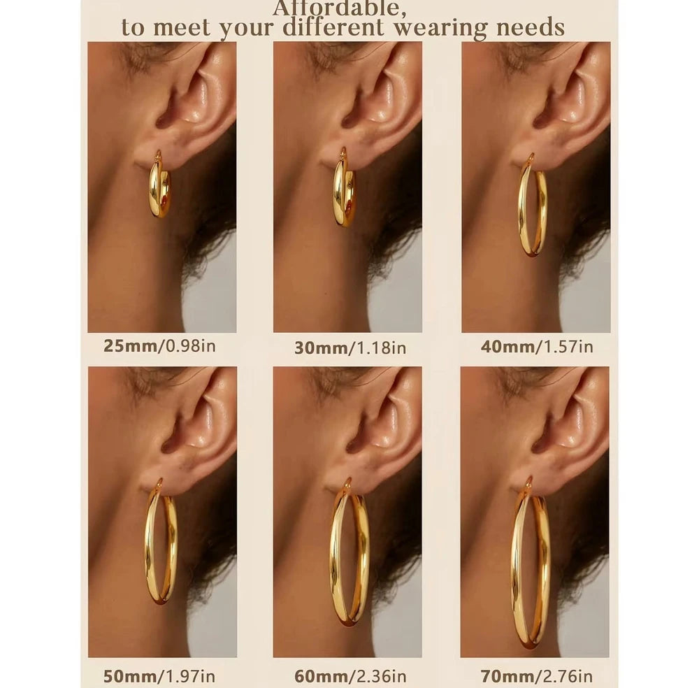 Aisor AureLoop Gold Hoops
