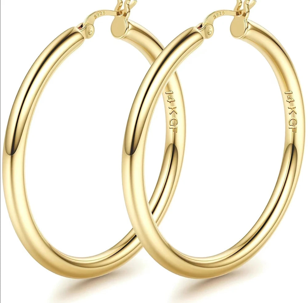 Aisor AureLoop Gold Hoops