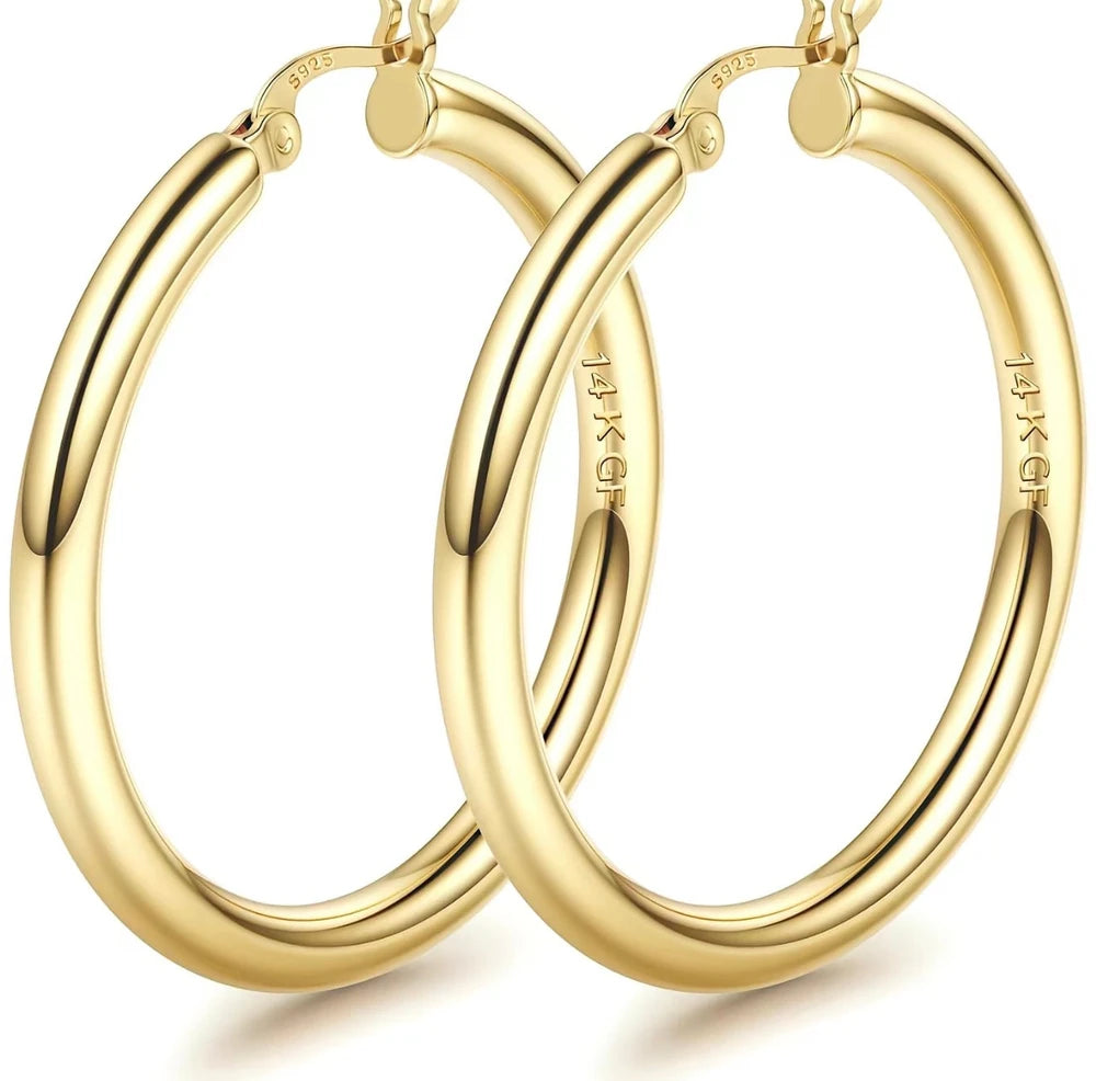 Aisor AureLoop Gold Hoops
