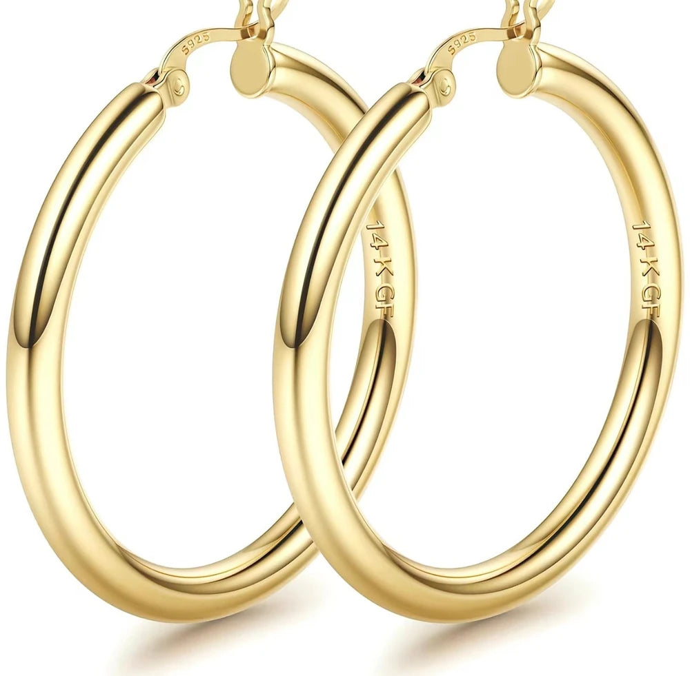 Aisor AureLoop Gold Hoops