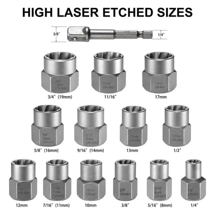 GripOut Bolt Extractor Set