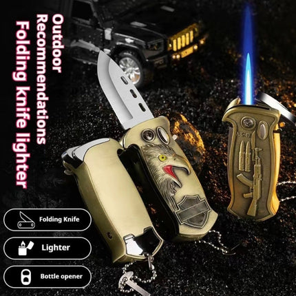 TriFlame Keychain Metal Lighter