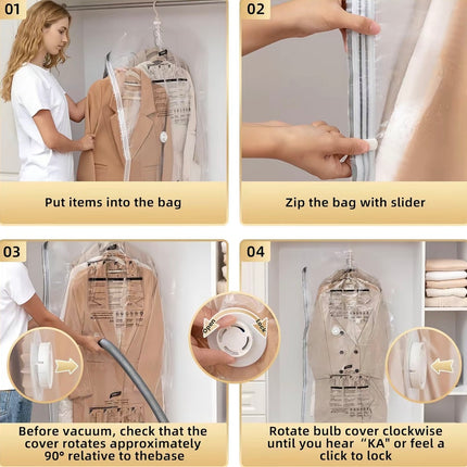 HangSeal Space Saver Bags