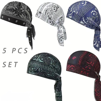 FlexCool Pirate Head Wrap Cap