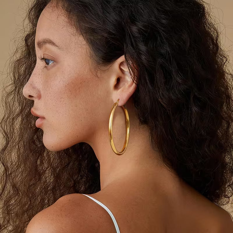 Aisor AureLoop Gold Hoops