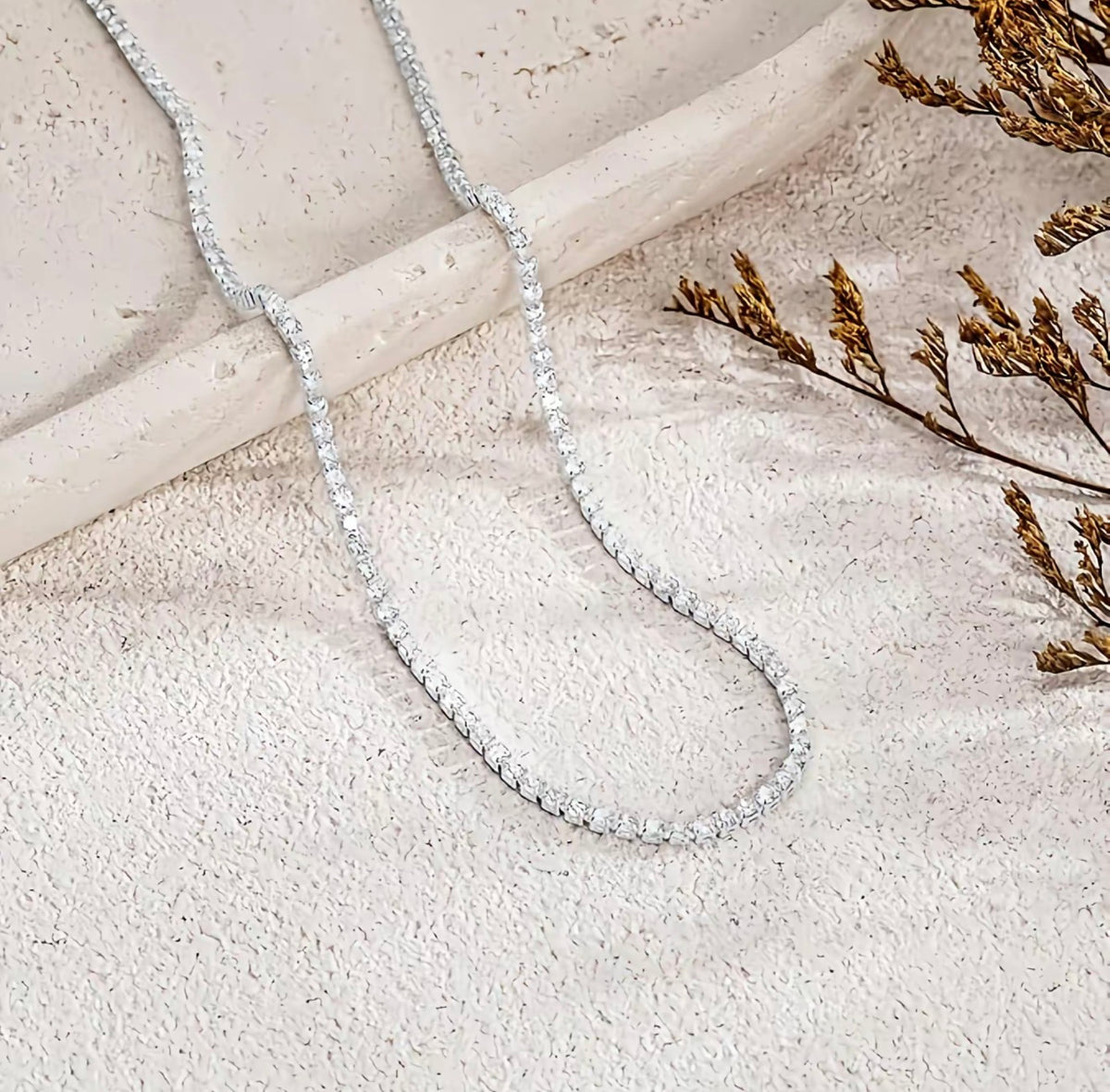Aisor Elegance Tennis Necklace