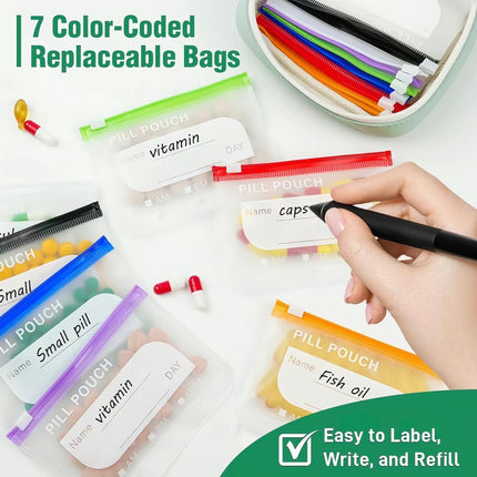 MediPack Weekly Pill Organizer
