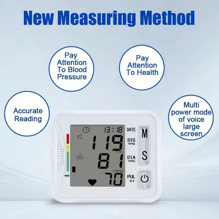 VitalCheck Wrist BP Monitor