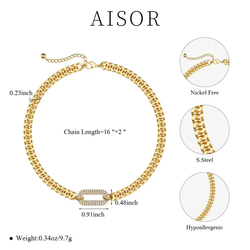 Aisor Chunky Link Necklace